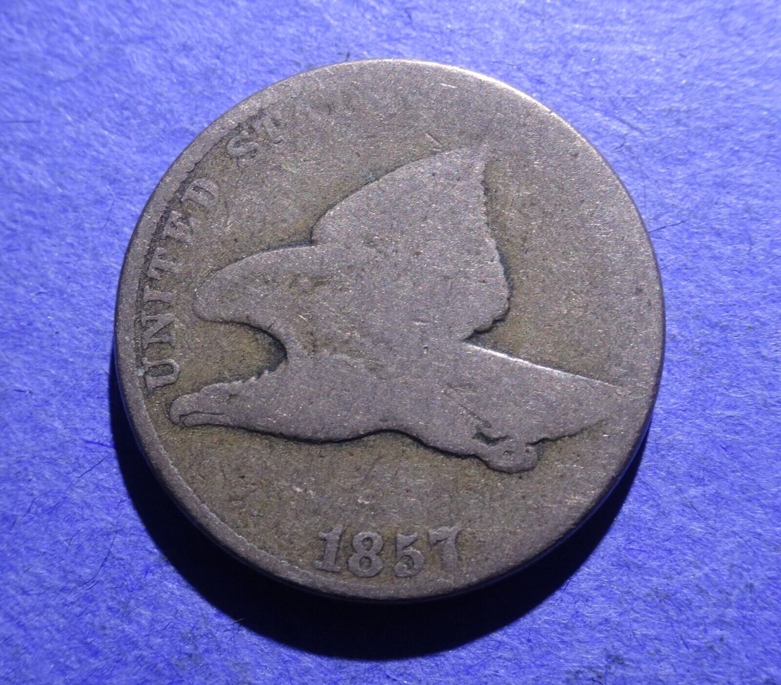 1857 Flying Eagle Cent  Good-